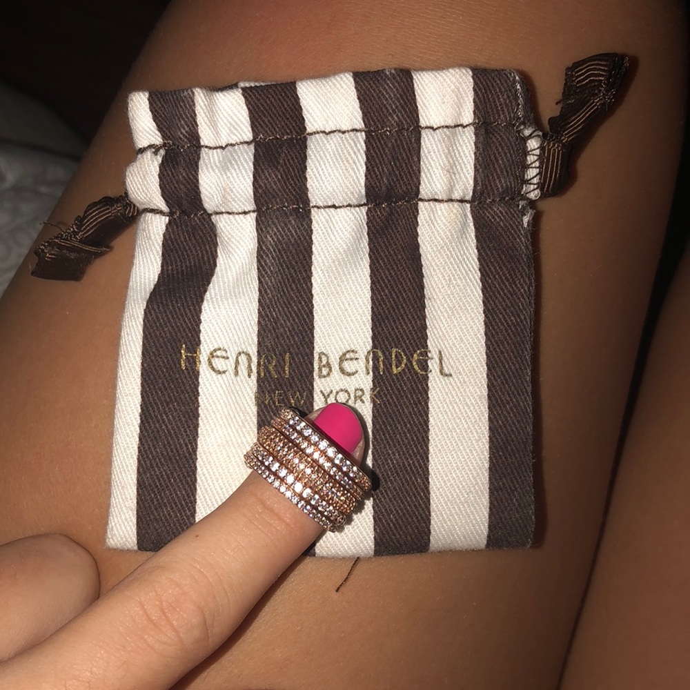 Henri Bendel Rose Gold Stackable Ring